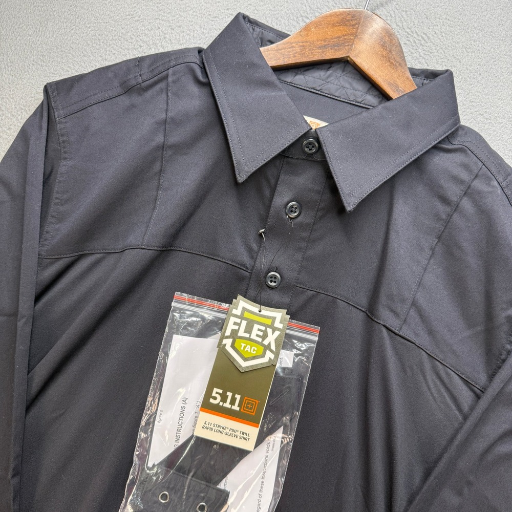 5.11 Stryke PDU Twill Rapid Long Sleeve Shirt Mens XL Tall Midnight Navy Utility